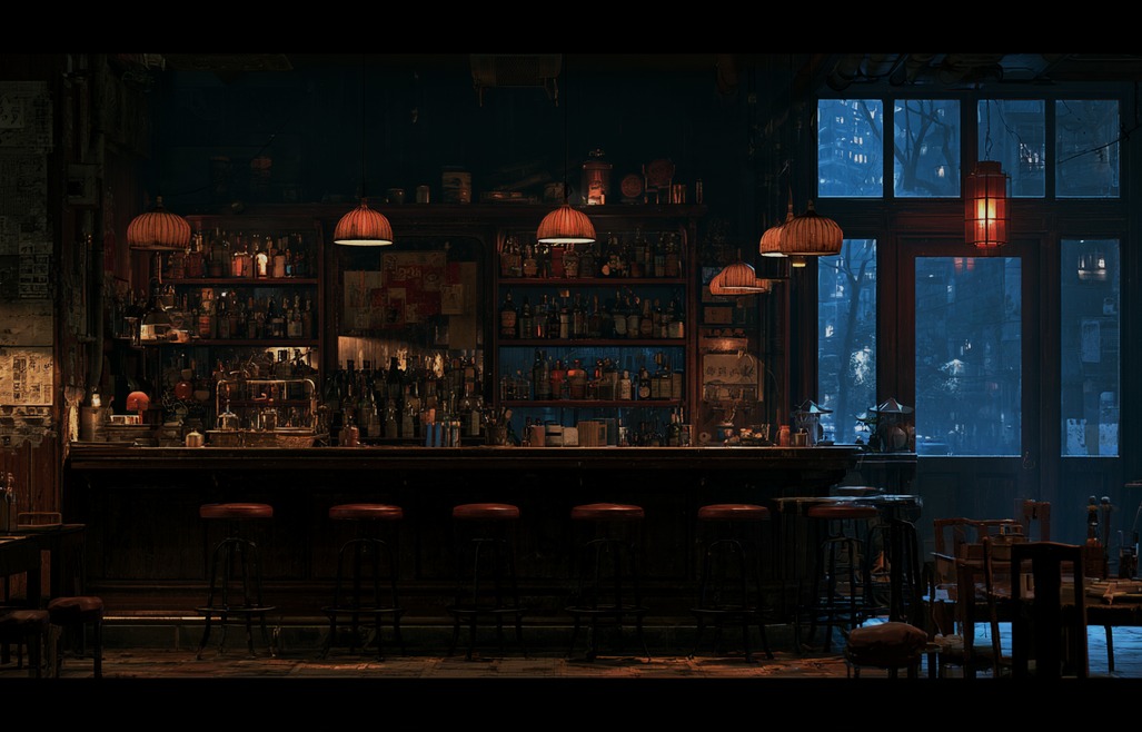 酒吧风波场景